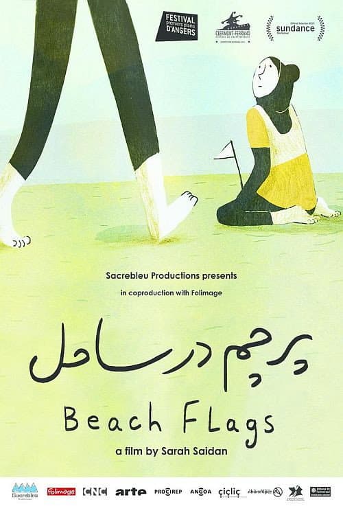 پرچم در ساحل