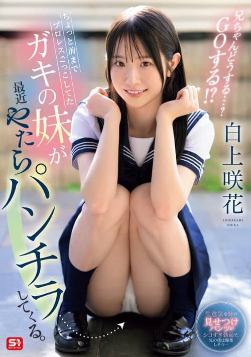 ちょっと前までプロレスごっこしてたガキの妹が最近やたらパンチラしてくる。兄ちゃんどうする・・・? GOする!?